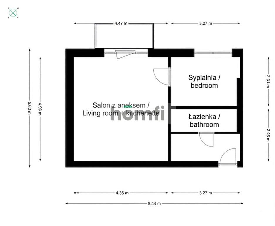 2 pokoje z klimatyzacją przy PKP Włochy - zdjęcie 14