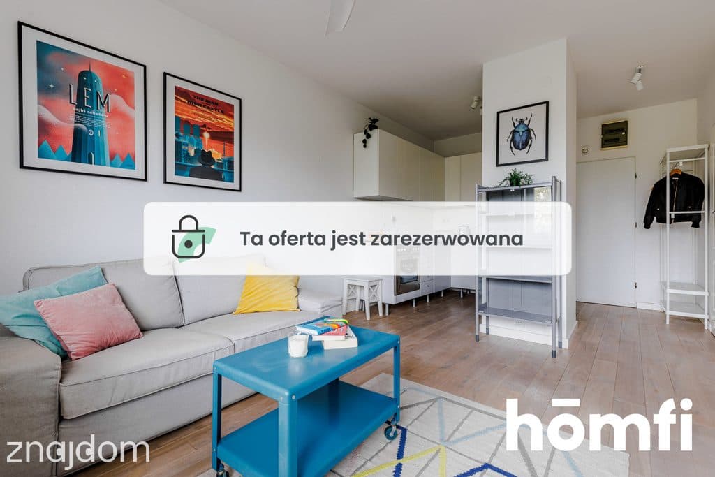 Studio vis-a-vis parku na zielonym Ursynowie