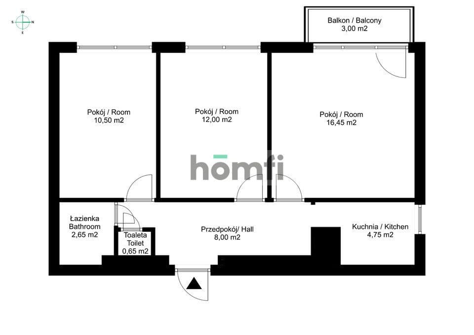 3 pokoje | 55 m2 do adaptacji| Katowice Piotrowice - zdjęcie 19