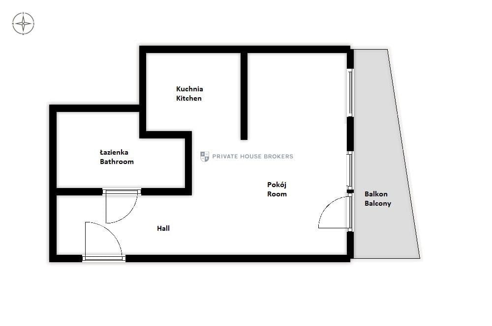 Studio 28m2 z osobnym łóżkiem Os. KRK Stańczyka - zdjęcie 12