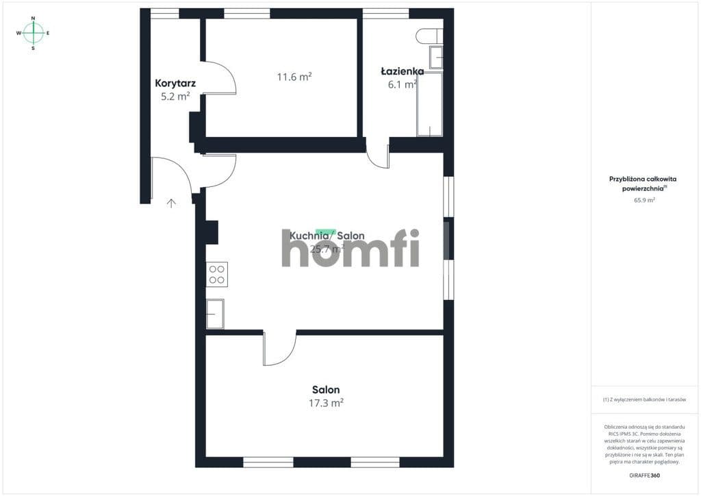 Tylko 4 248,86 zł/m² | 65,9 m² | Katowice | Morawa - zdjęcie 8
