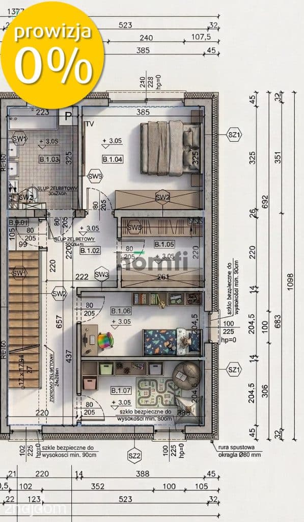 Alternatywa dla domu! Dwupoziomowe 92m² z ogrodem! - zdjęcie 2