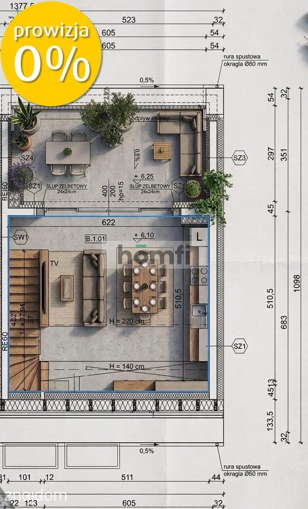 Alternatywa dla domu! Dwupoziomowe 92m² z ogrodem! - zdjęcie 3