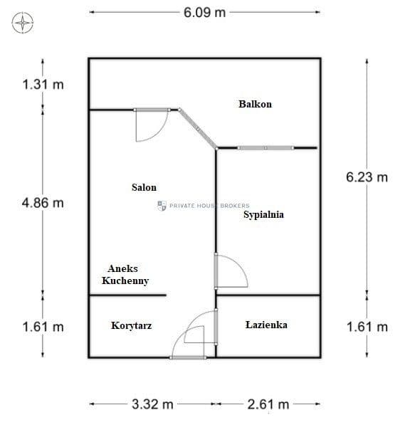 2pok M kom lokatorska balkon ul. Chełmońskiego - zdjęcie 15