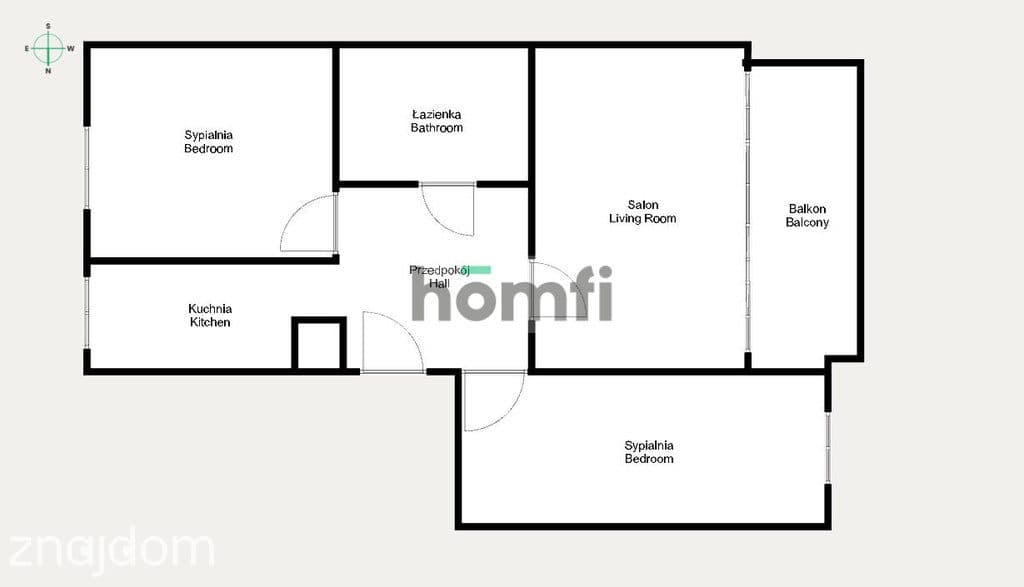 3 pokoje | osobna kuchnia | duży balkon - zdjęcie 20