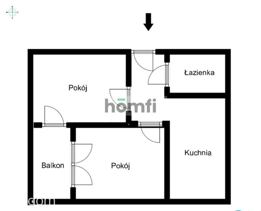 Wykończone 2 pokoje z balkonem i garażem - zdjęcie 11