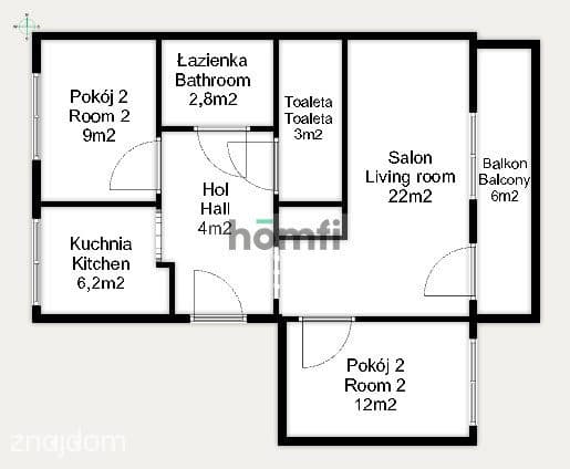 Komfortowe 3-pokojowe mieszkanie na wynajem - zdjęcie 17