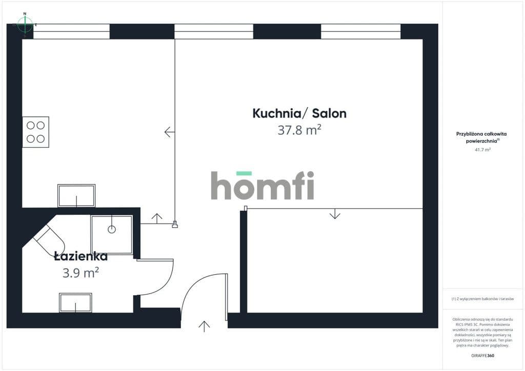 Słoneczne mieszkanie z klimatyzacją 41 m² - zdjęcie 18