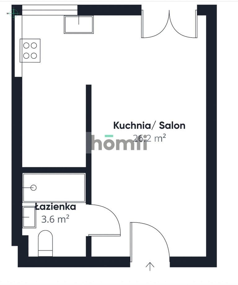 Kawalerka z wydzieloną sypialnią – Prusa - zdjęcie 14