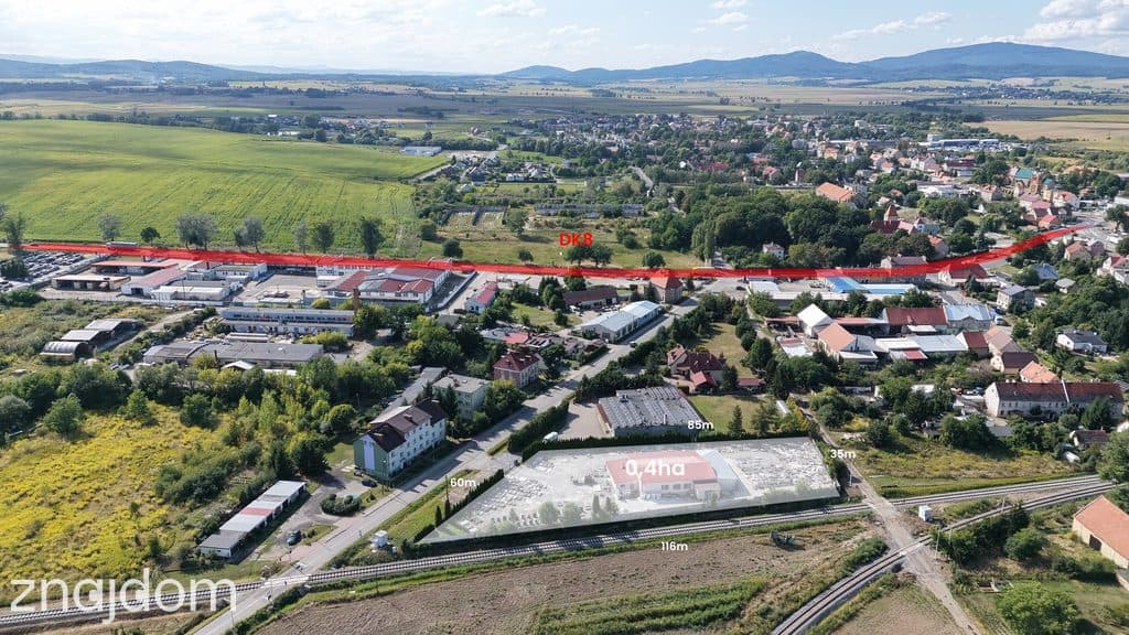 Komercyjny teren inwestycyjny przy DK8| 4052 m2|