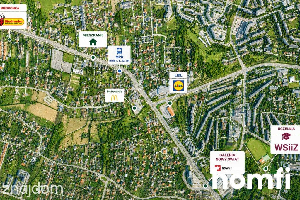 Narożny ogród 65,18m2 | blisko uczelni WSiZ - zdjęcie 11