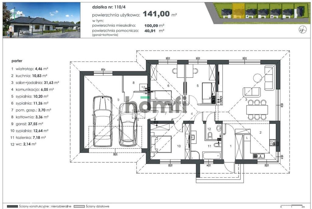 DOM 140m2 z kominkiem|4 pok.|garaż 2 mp.|ogród 650 - zdjęcie 20