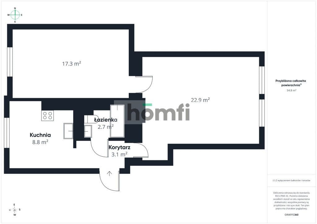 55m² przy Parku Kachla | 2 pokoje | Duży potencjał - zdjęcie 15
