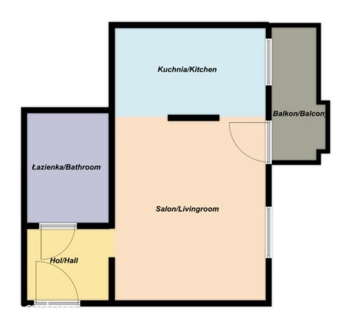 Jasna kawalerka z balkonem | Wysoka | 28 m² - zdjęcie 13