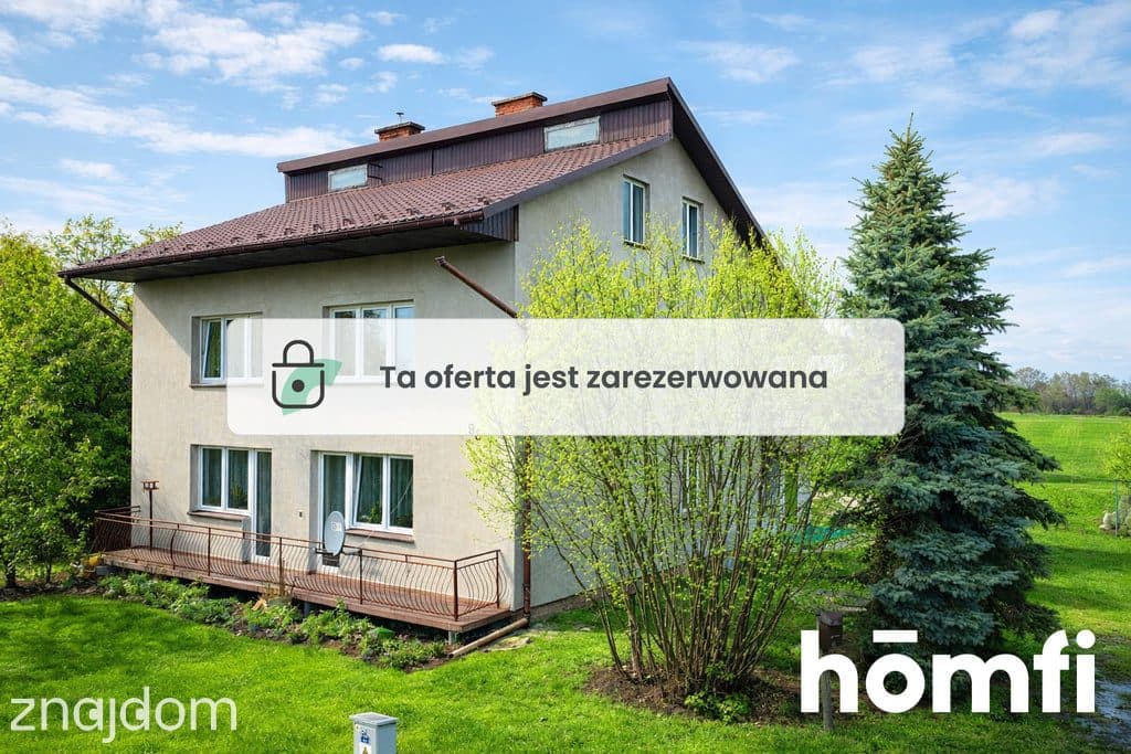 Dom z dużą działką – 6 km od Tyszowiec