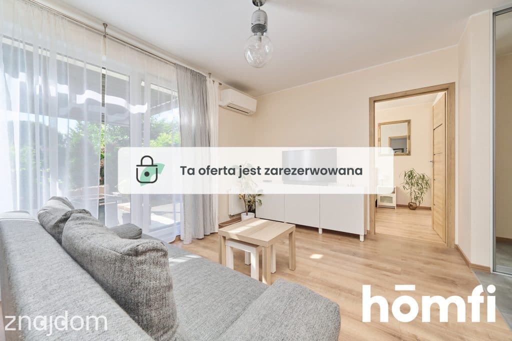 Siechnice | 45m2 | 2 pokoje z ogródkiem i klimą