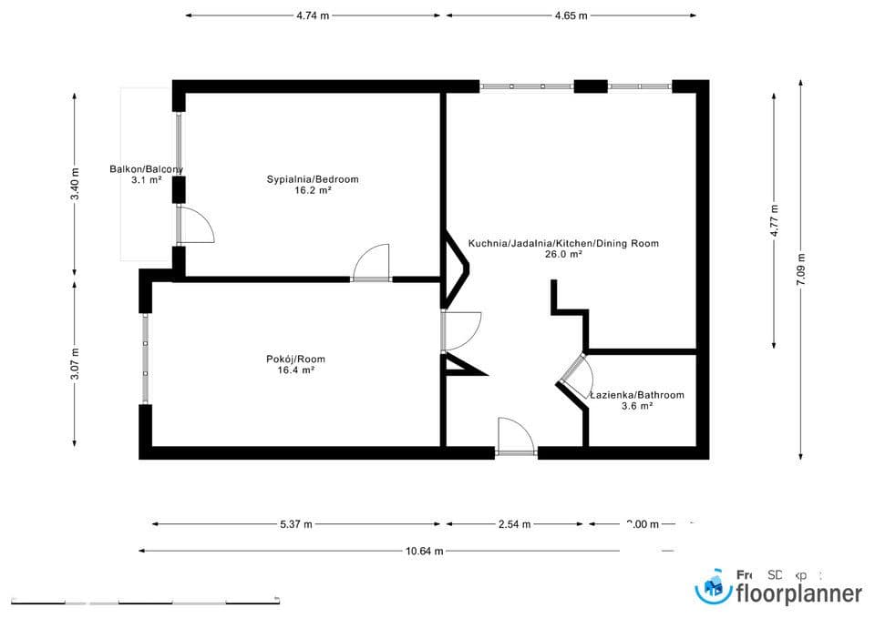Mieszkanie w klasycznym stylu premium | 66 m² - zdjęcie 16