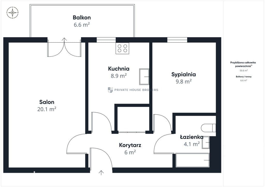 Funkcjonalne 2 pokoje z balkonem, Konecznego - zdjęcie 11