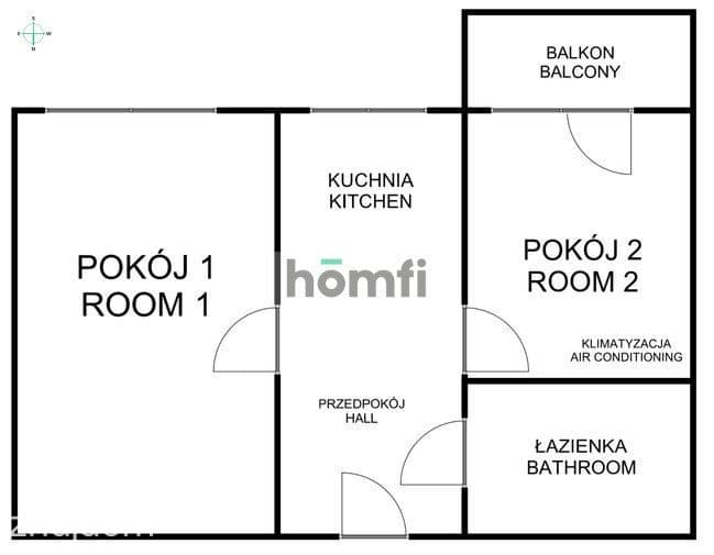 Klimatyzowane 2 pok 41 m2 Płaszowska balkon - zdjęcie 15