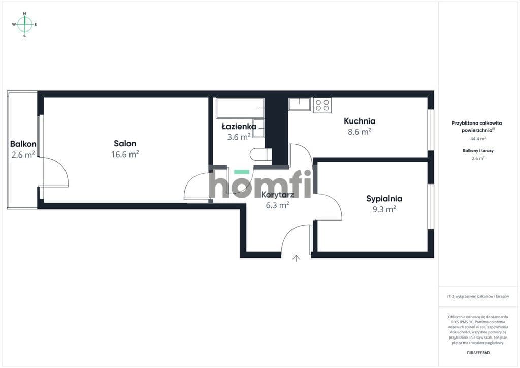 2 pokoje wśród zieleni | blisko Wisły | loggia - zdjęcie 5