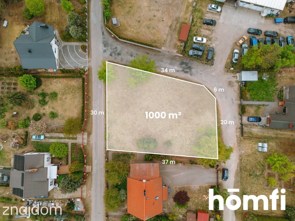 Działka budowlana | 1000 m² | MPZP | Zławieś Mała - zdjęcie 3