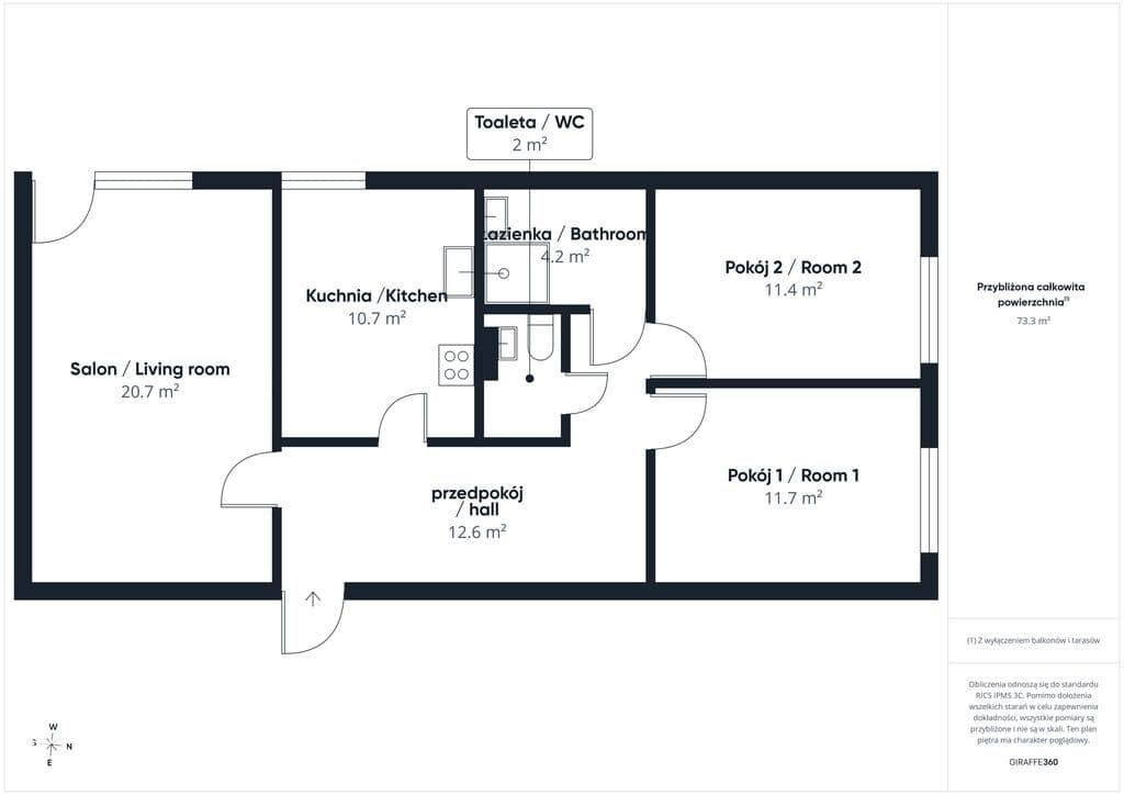 Felin | 3 pokoje | 71,7 m² | Gotowe do wejścia - zdjęcie 13
