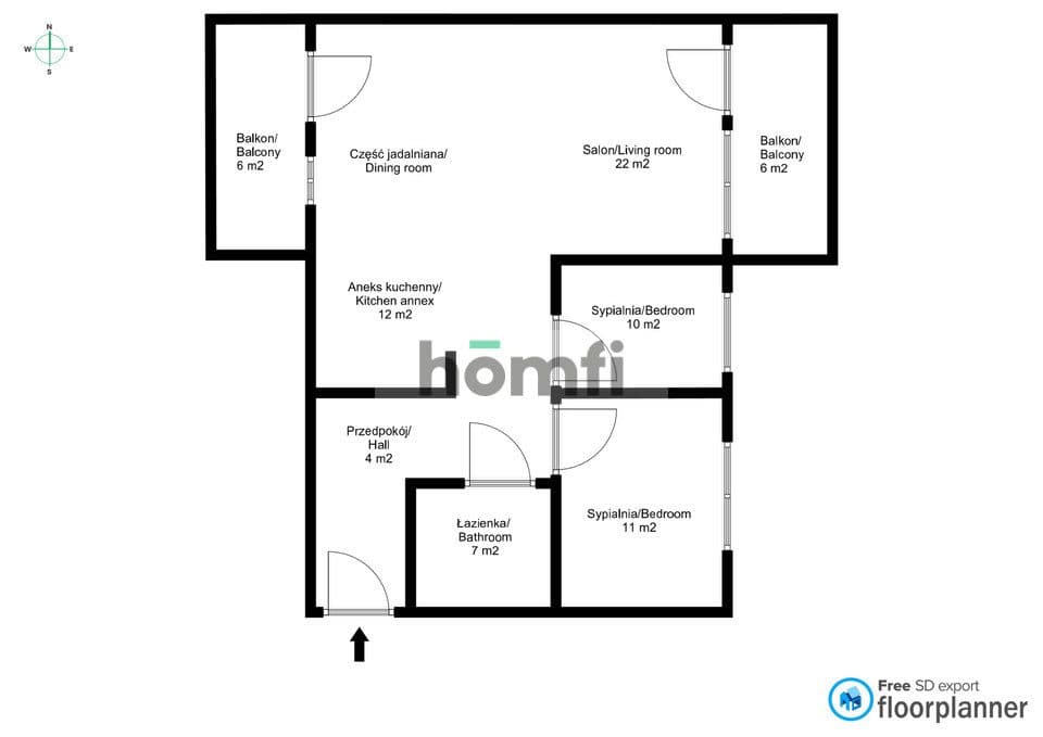 Przestronne 77,72 m² | 2 tarasy | Zakrzówek - zdjęcie 14