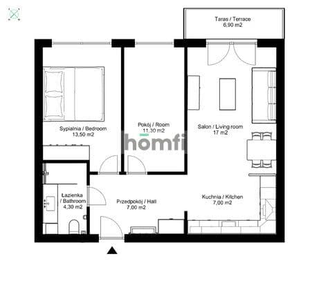 GOTOWE 3 POKOJOWE | 62 m2 | KATOWICE BRYNÓW - zdjęcie 20
