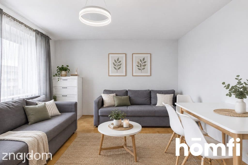Komfortowe, 2-pokojowe mieszkanie 54 m² | Balkon