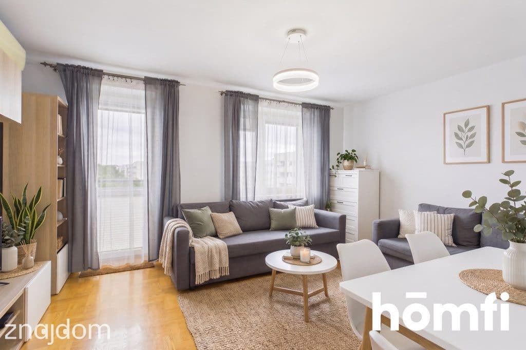 Komfortowe, 2-pokojowe mieszkanie 54 m² | Balkon - zdjęcie 2