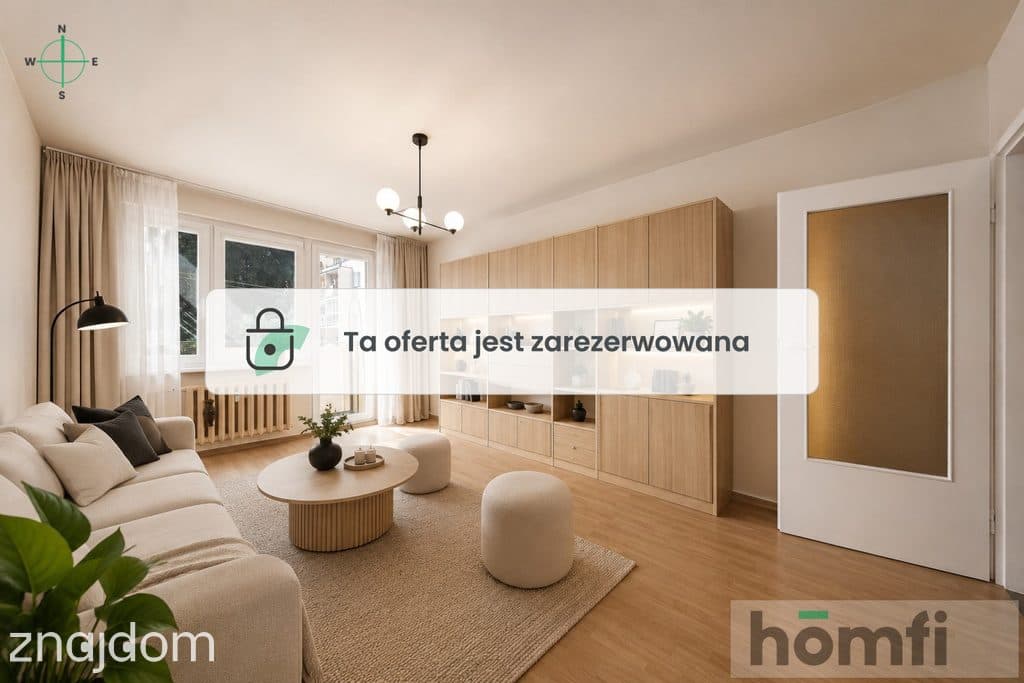 słoneczne dwa pokoje z dużym potencjałem