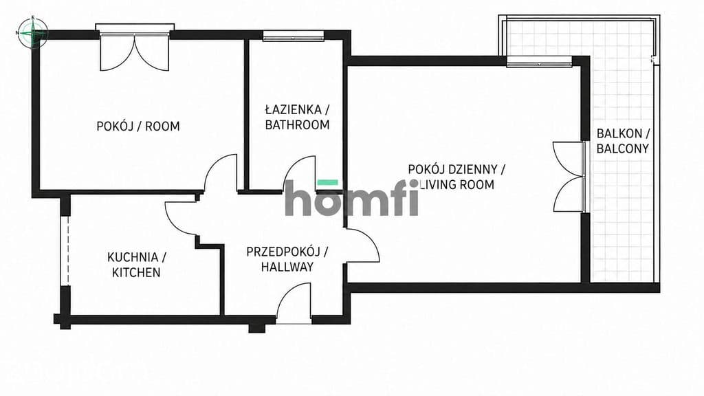 63,36 m2 | Partynice | balkon | ostatnie piętro - zdjęcie 20