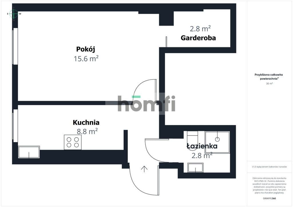 Kawalerka / Osobna kuchnia / Garderoba / Centrum - zdjęcie 12