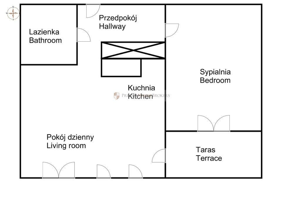 Dąbska - 54 m2 - Park Lotników - Mogilska- M2 - zdjęcie 15