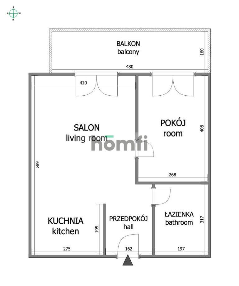 2 pokojowe mieszkanie | Mogilska, Tauron Arena - zdjęcie 15