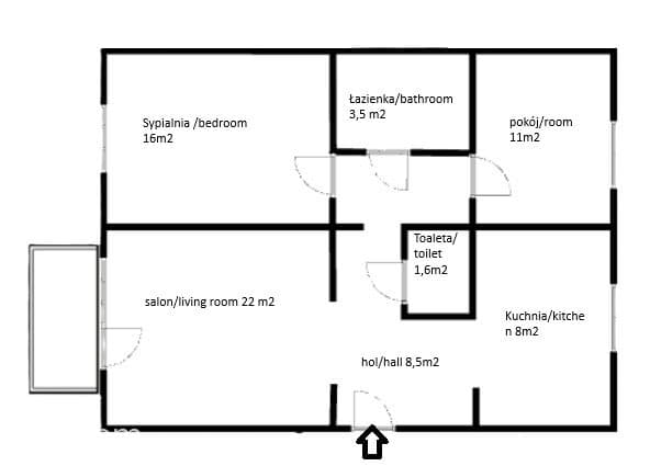 3-pok.mieszkanie|73 m²|Kochanowskiego 28 - zdjęcie 16