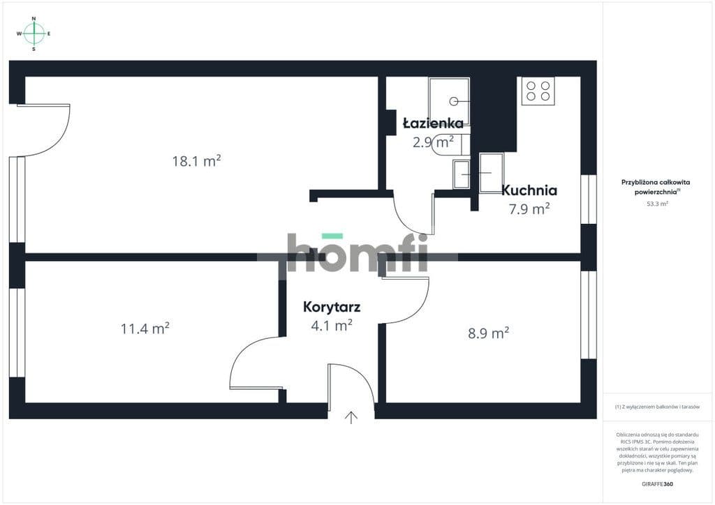 3 pokoje 54m² z ogródkiem Przymorze Wielkie - zdjęcie 16