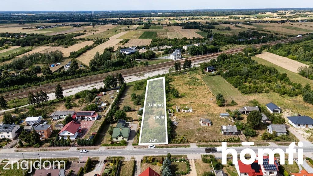 Bardzo ładna działka, blisko S7, z potencjałęm