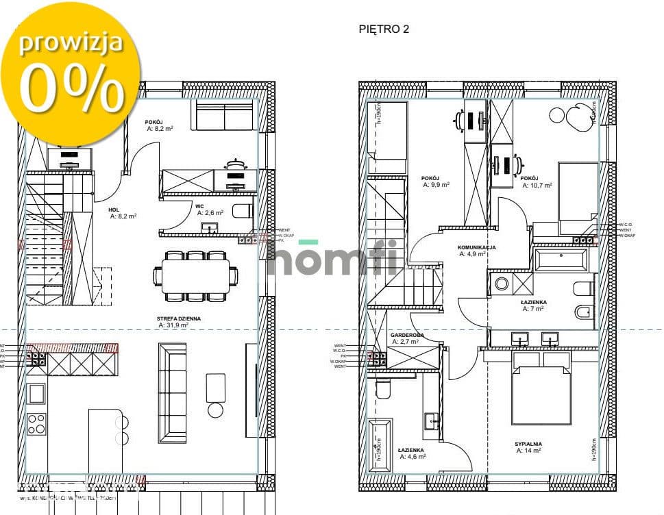 Alternatywa dla domu! Dwupoziomowe 92m² z ogrodem!