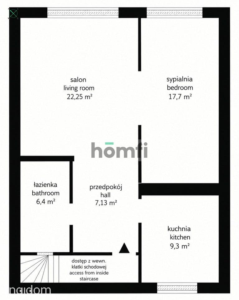 63 m2 z oddzielną kuchnią Wzgórze Mickiewicza - zdjęcie 11