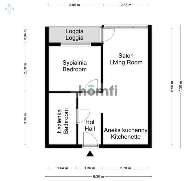 2 POKOJE | 39 M2 | UL. BANACHA | TRAMWAJ - zdjęcie 8
