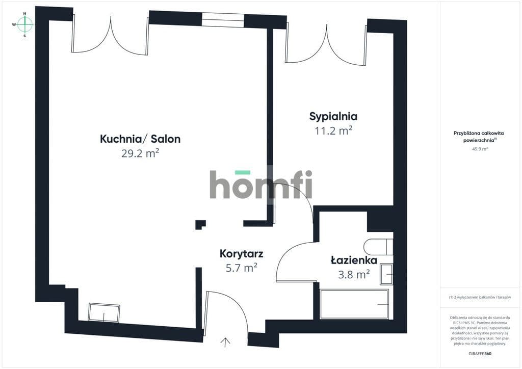 2 pokojowe z dużym balkonem | Wielicka 44 - zdjęcie 17