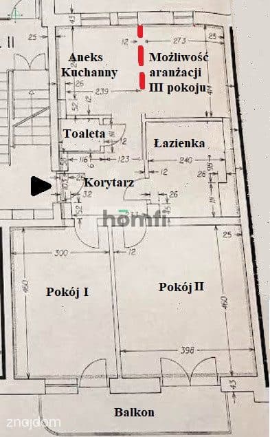 3pok, 64m2, balkon piwnica ul. Rydla Bronowice - zdjęcie 15