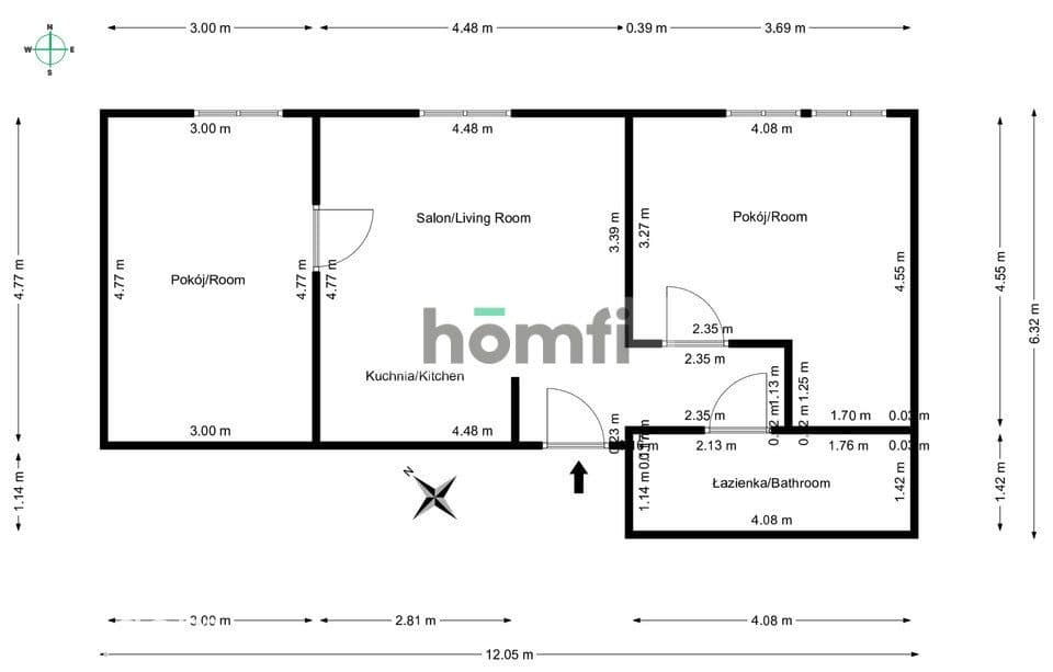 Świeżo wyremontowane mieszkanie Ruda Śląska 60 m2 - zdjęcie 19