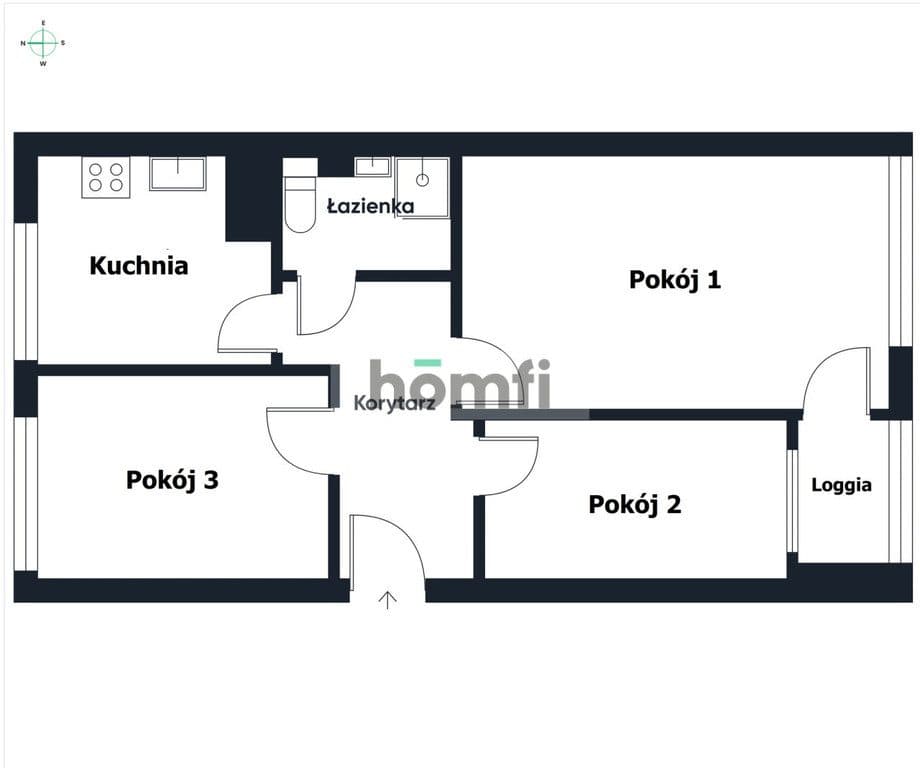 3 pokoje / osobna kuchnia / Biskupin / od zaraz - zdjęcie 15
