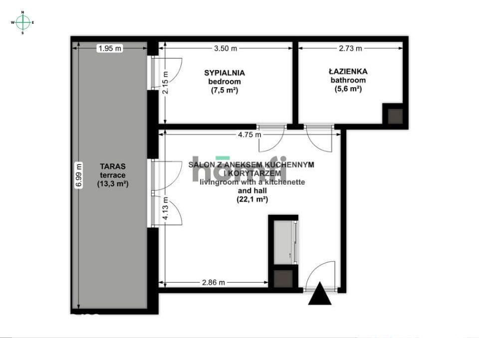 2 pokoje | 35 m² | Prądnik Biały, os. Mozarta - zdjęcie 14
