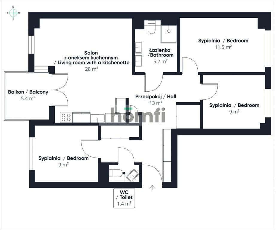 APARTAMENT Z PARKINGIEM| 4 POKOJE|KATOWICE CENTRUM - zdjęcie 19