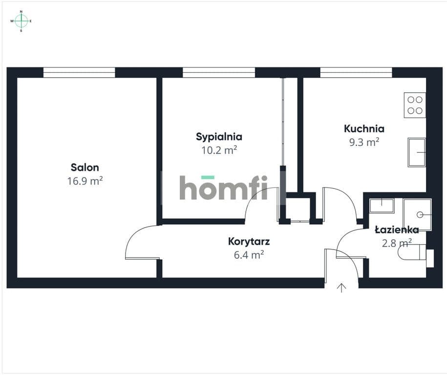 2 pokoje, 47m2, parking, Ogrodowa-Centrum - zdjęcie 10