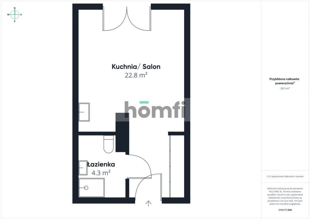 Kawalerka | pierwszy najem | balkon | Factoria - zdjęcie 11