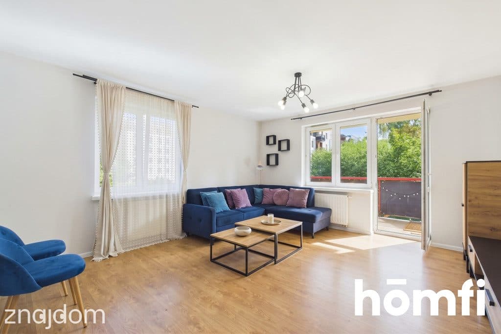 52 m2 | 2 pokoje | Balkon | Nowy Świat